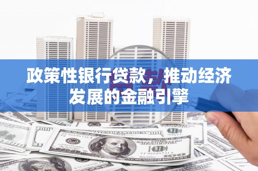 五峰政策性银行贷款，推动经济发展的金融引擎
