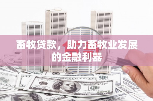 五峰畜牧贷款，助力畜牧业发展的金融利器