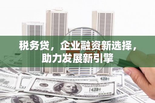 五峰税务贷，企业融资新选择，助力发展新引擎