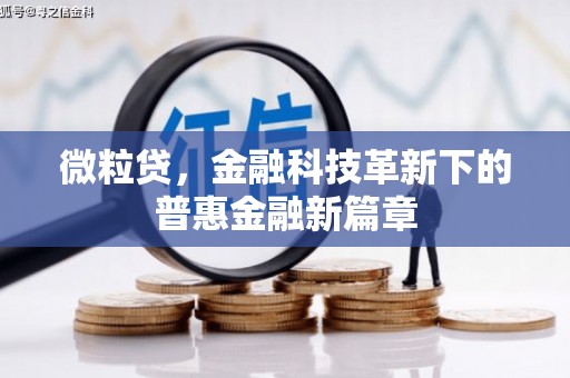 五峰微粒贷，金融科技革新下的普惠金融新篇章