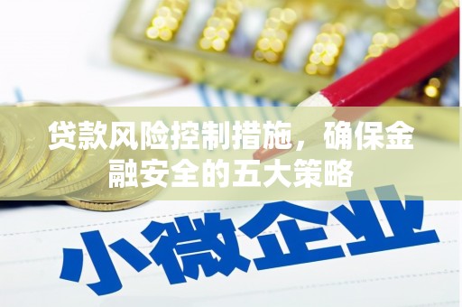 五峰贷款风险控制措施，确保金融安全的五大策略