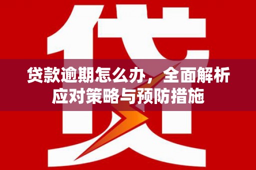 五峰贷款逾期怎么办，全面解析应对策略与预防措施
