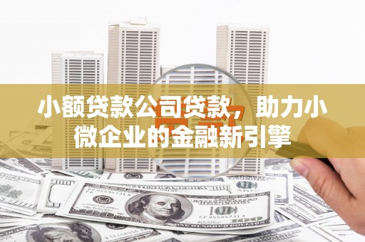 五峰小额贷款公司贷款，助力小微企业的金融新引擎