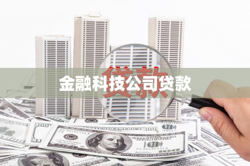 五峰金融科技公司贷款