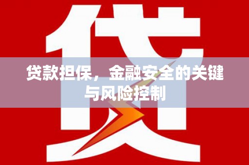 五峰贷款担保，金融安全的关键与风险控制