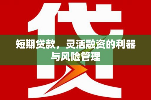 五峰短期贷款，灵活融资的利器与风险管理